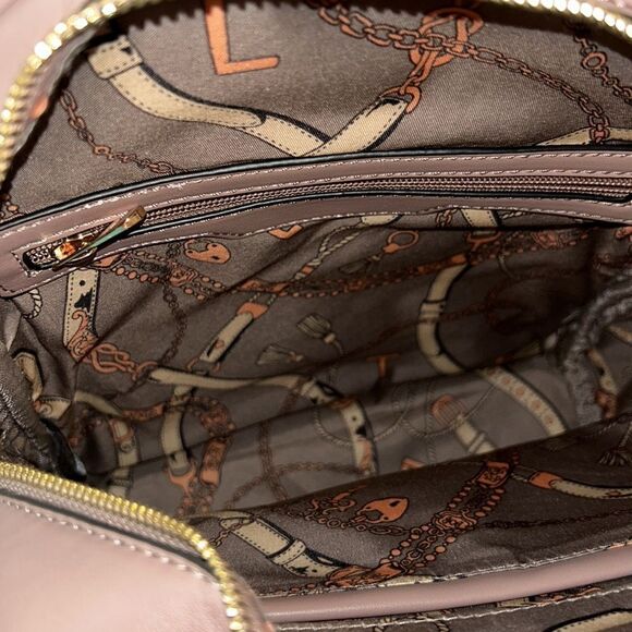 NWT Vegan ? Quilted Backpack ? & Wallet Set Adjustable straps Dusty Rose ?